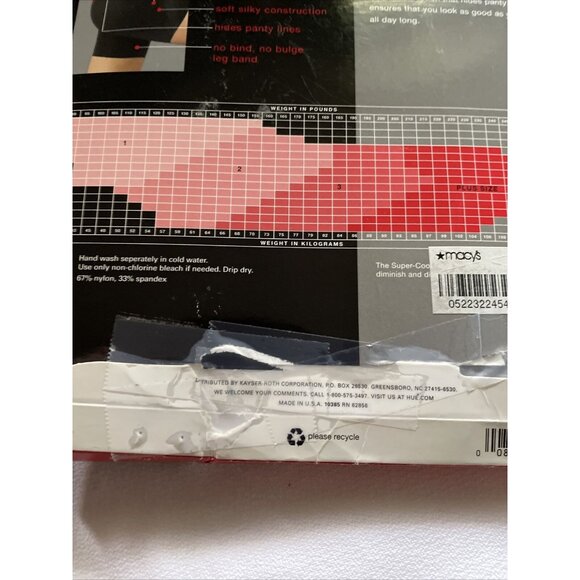 Hue Cool Contours High Waist Panty Shaper With Super-Cool Fiber Technology Black - Picture 4 of 8